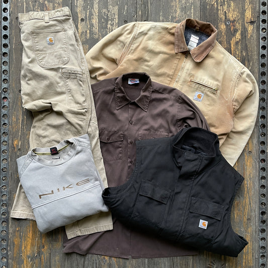 CARHARTT/ WORKWEAR VINTAGE BOX - 5 PIECE