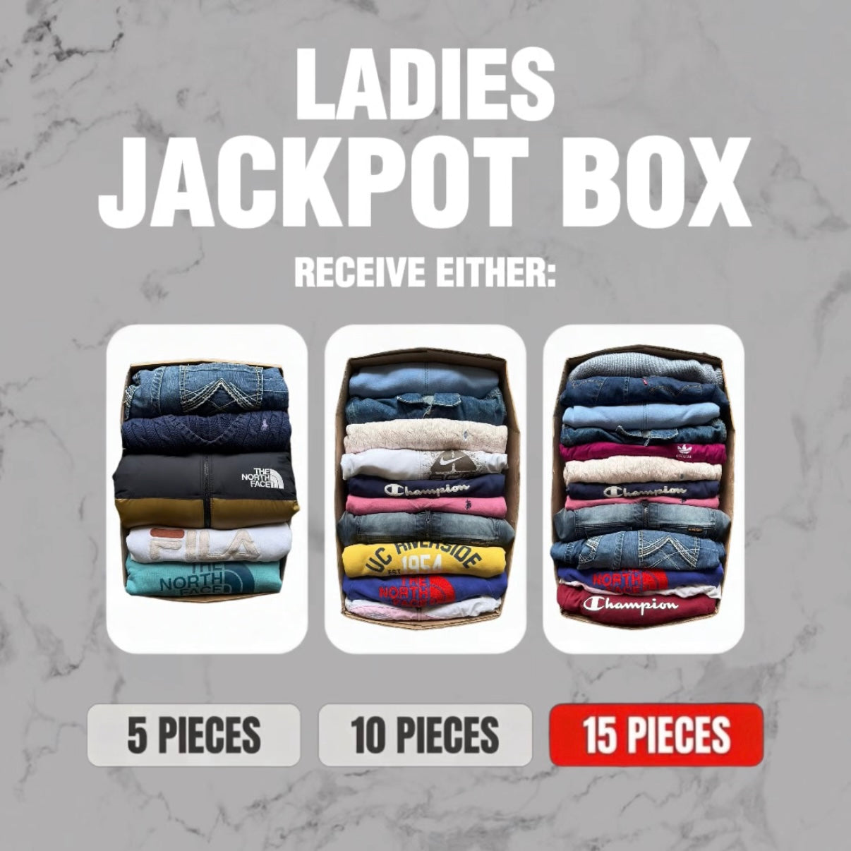 LADIES PREMIUM VINTAGE BOX - JACKPOT BOX